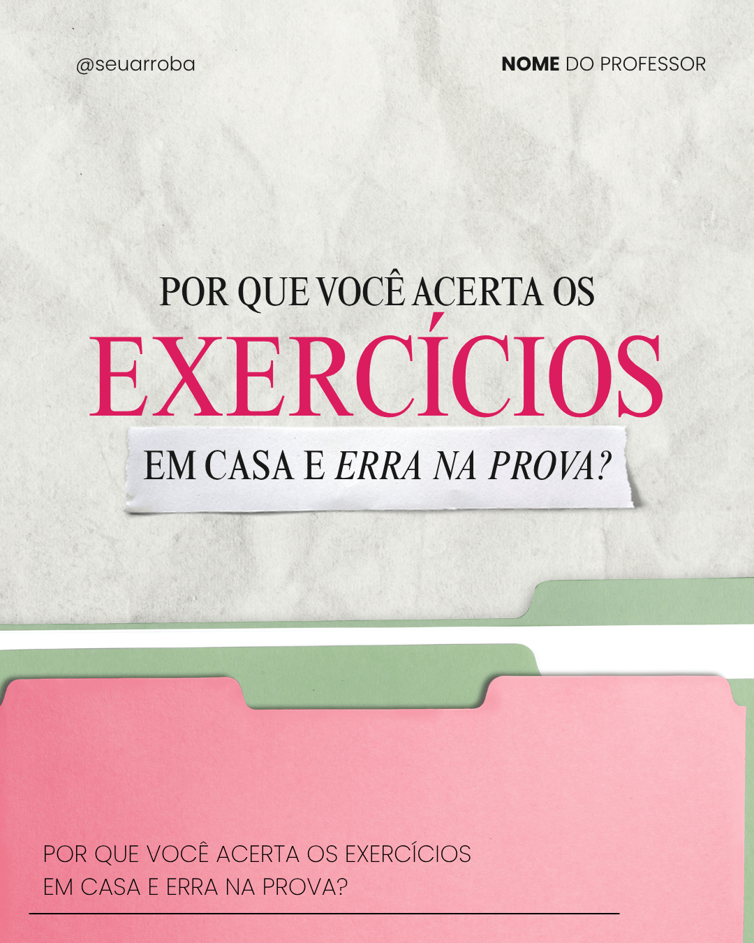 Post 59 do Pack da Teacher
