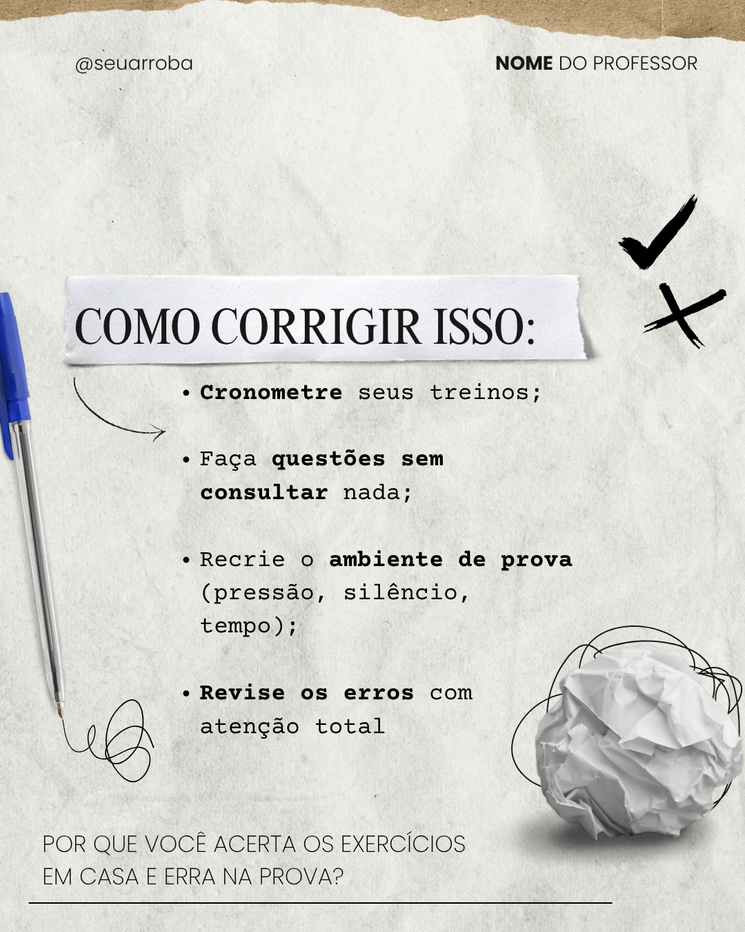 Post 63 do Pack da Teacher